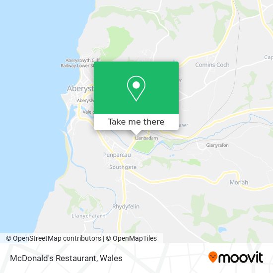 McDonald's Restaurant map