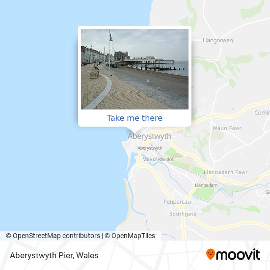 Aberystwyth Pier map