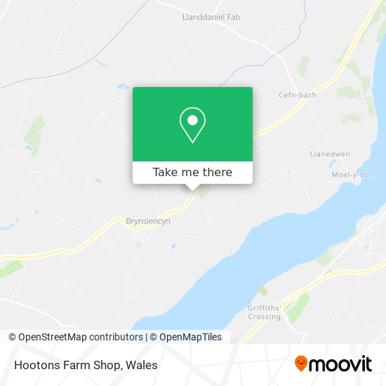 Hootons Farm Shop map