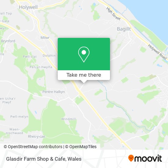 Glasdir Farm Shop & Cafe map