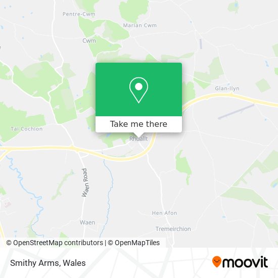 Smithy Arms map