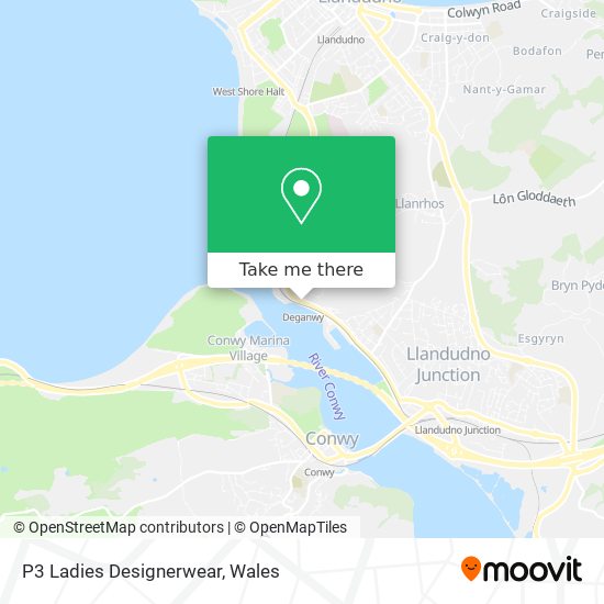 P3 Ladies Designerwear map
