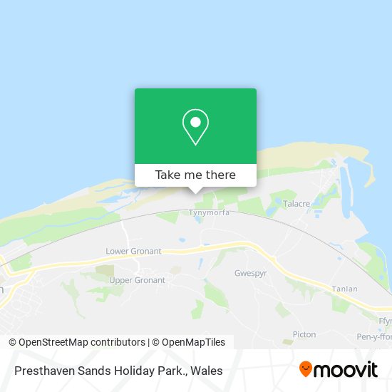 Presthaven Sands Holiday Park. map