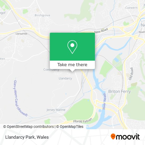 Llandarcy Park map
