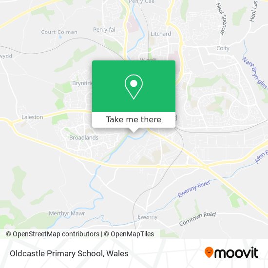 Oldcastle Primary School map