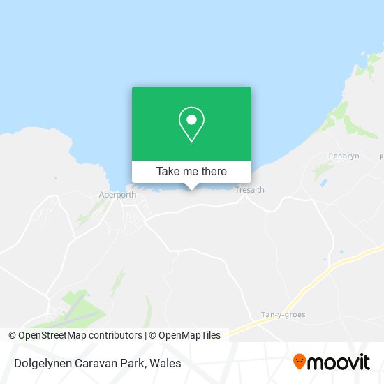Dolgelynen Caravan Park map
