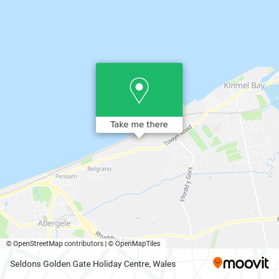 Seldons Golden Gate Holiday Centre map
