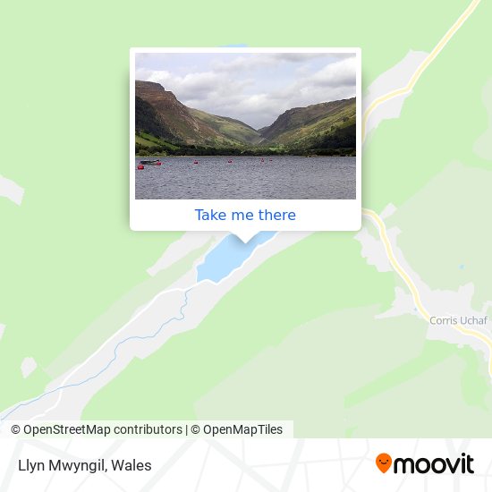 Llyn Mwyngil map