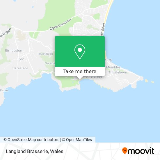 Langland Brasserie map