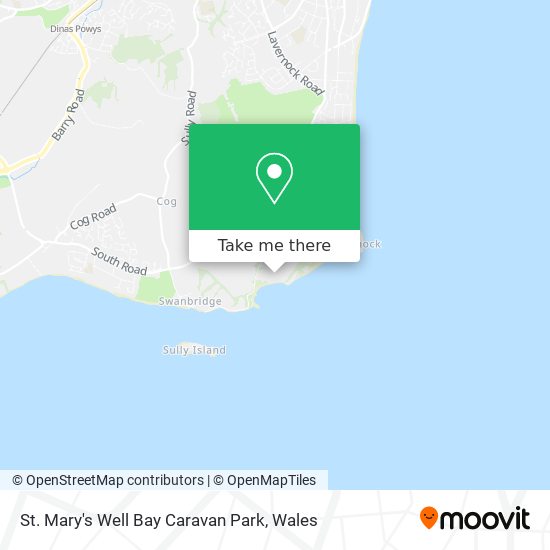 St. Mary's Well Bay Caravan Park map