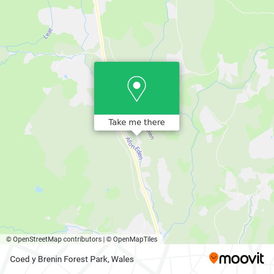 Coed y Brenin Forest Park map