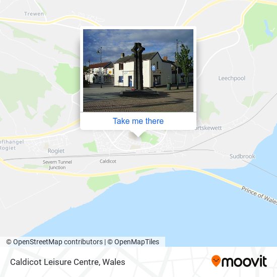 Caldicot Leisure Centre map