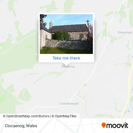 Clocaenog map