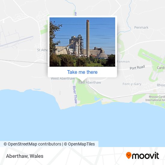 Aberthaw map