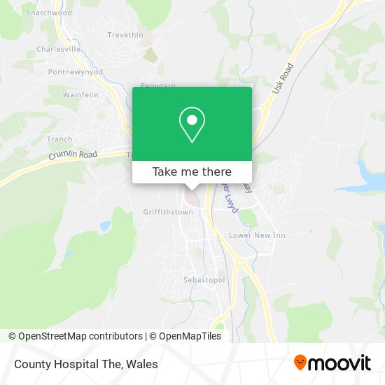 County Hospital The map