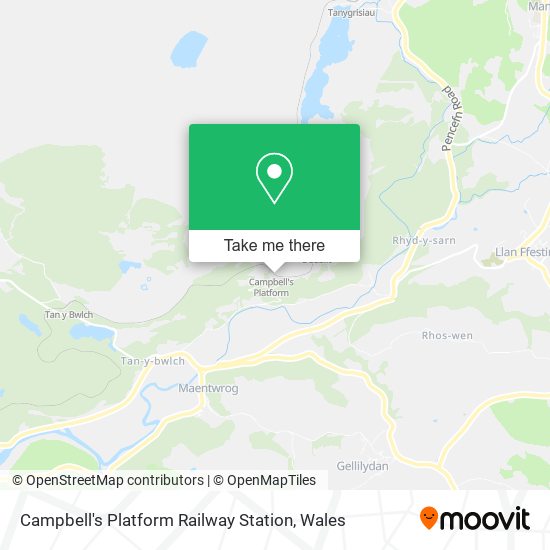 Campbell's Platform Railway Station map