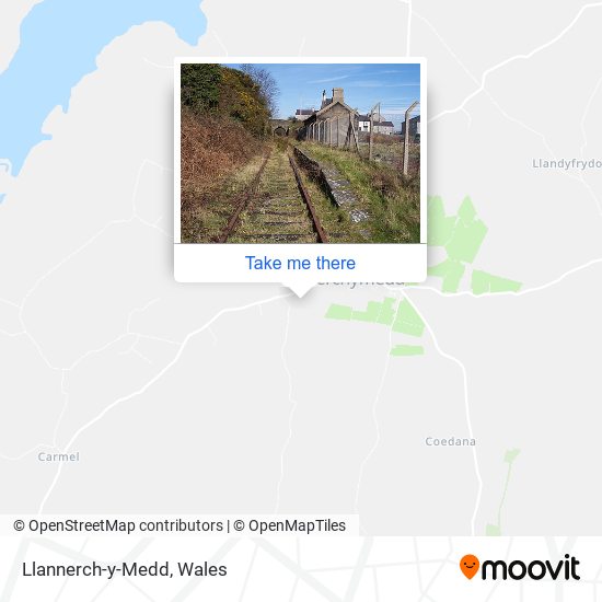 Llannerch-y-Medd map