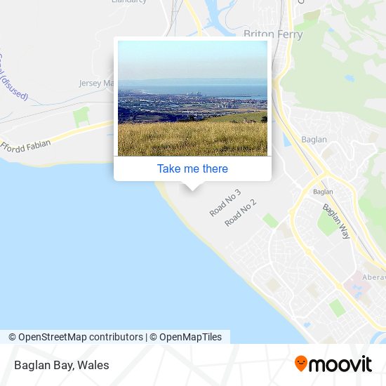 Baglan Bay map