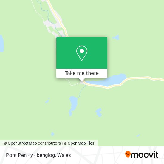 Pont Pen - y - benglog map