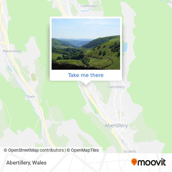 Abertillery map