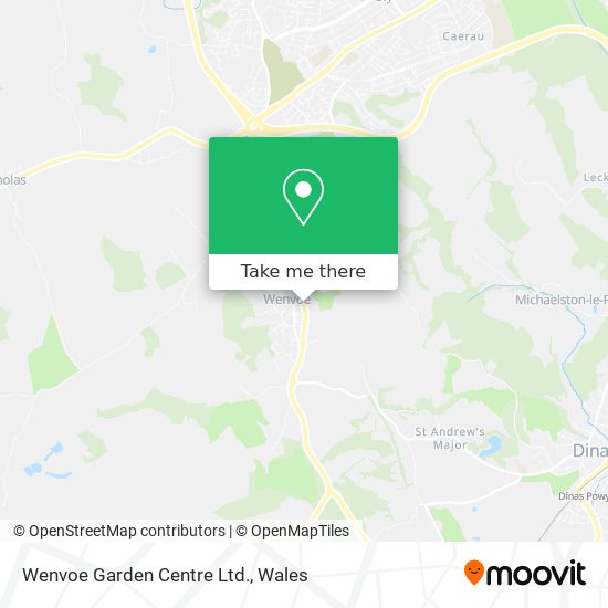 Wenvoe Garden Centre Ltd. map