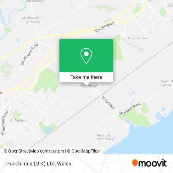 Punch Inns (U K) Ltd map