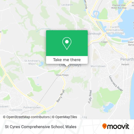 St Cyres Comprehensive School map