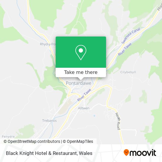 Black Knight Hotel & Restaurant map
