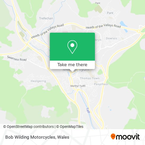 Bob Wilding Motorcycles map