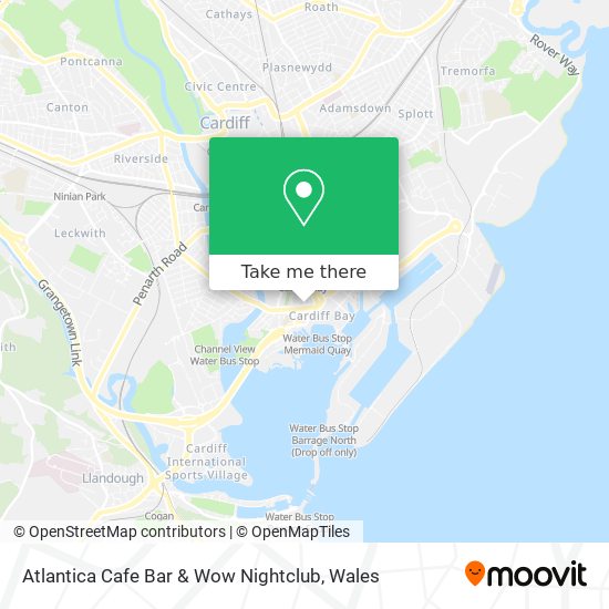 Atlantica Cafe Bar & Wow Nightclub map