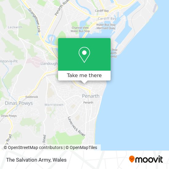 The Salvation Army map
