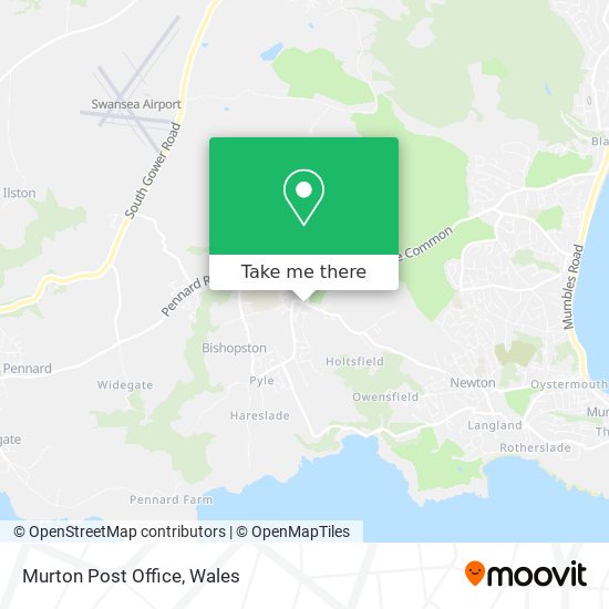 Murton Post Office map