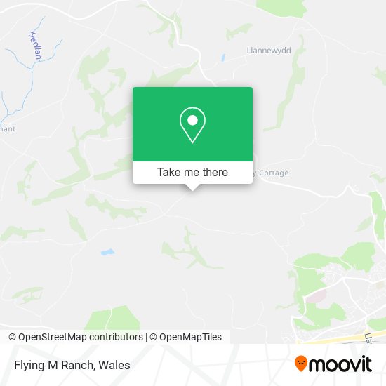 Flying M Ranch map