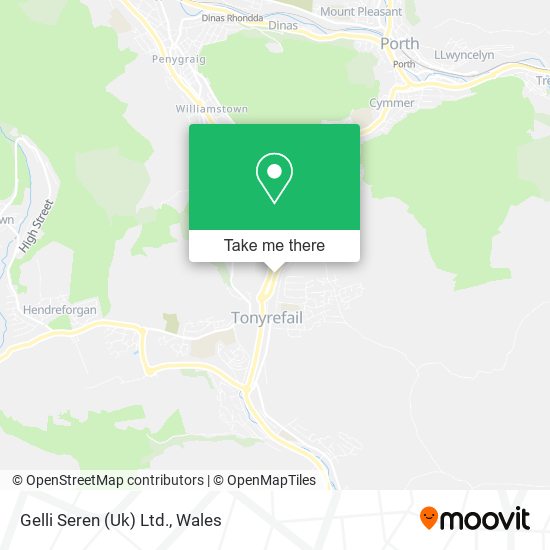 Gelli Seren (Uk) Ltd. map