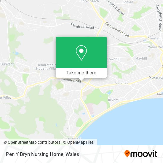 Pen Y Bryn Nursing Home map