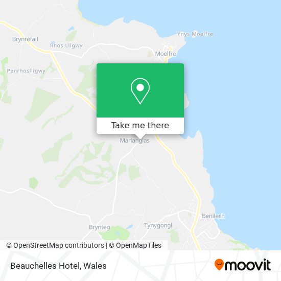 Beauchelles Hotel map