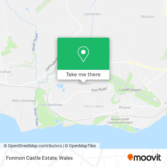 Fonmon Castle Estate map