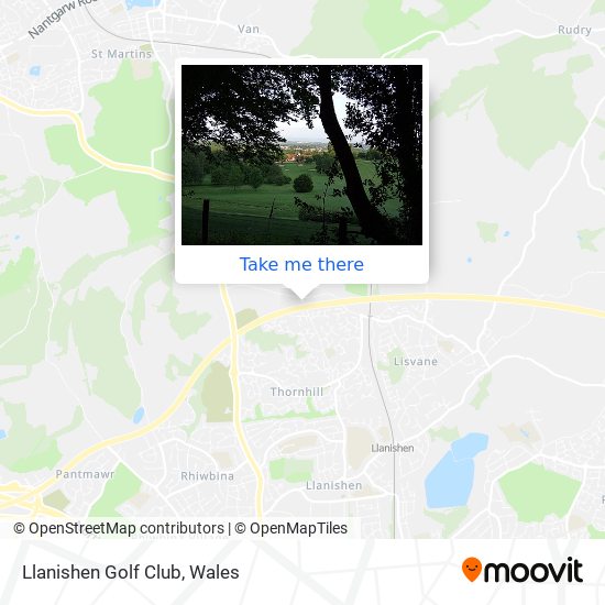 Llanishen Golf Club map