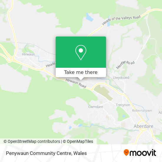 Penywaun Community Centre map