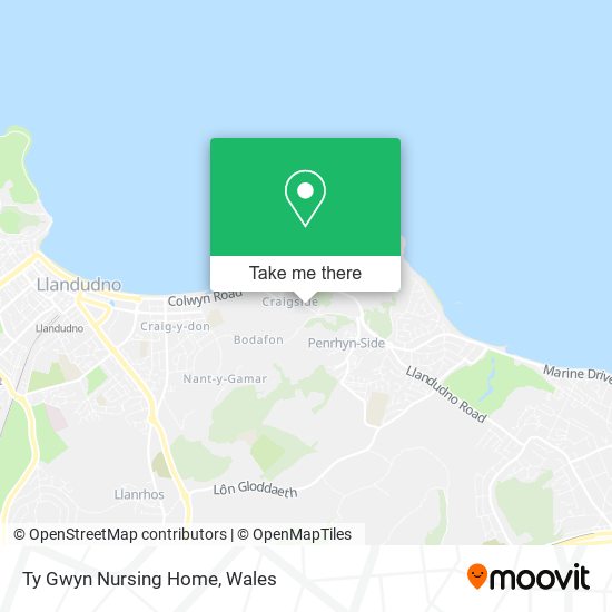 Ty Gwyn Nursing Home map