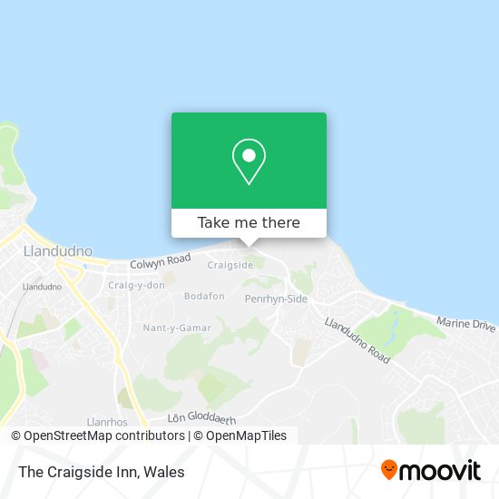 The Craigside Inn map