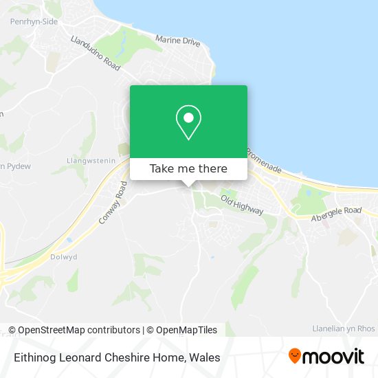 Eithinog Leonard Cheshire Home map