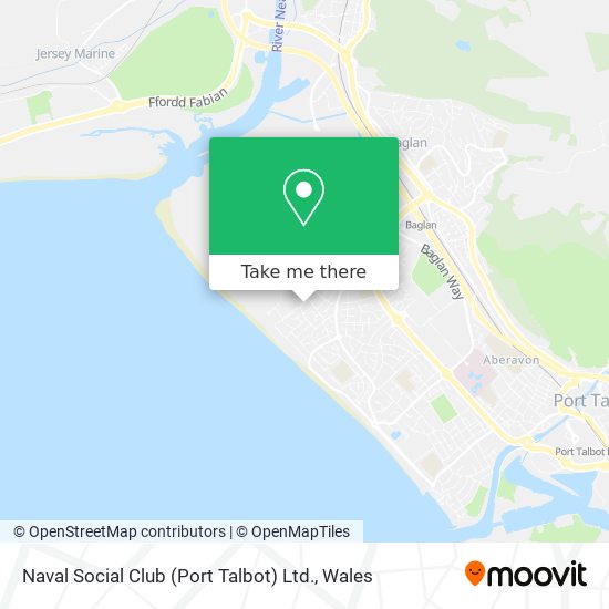 Naval Social Club (Port Talbot) Ltd. map