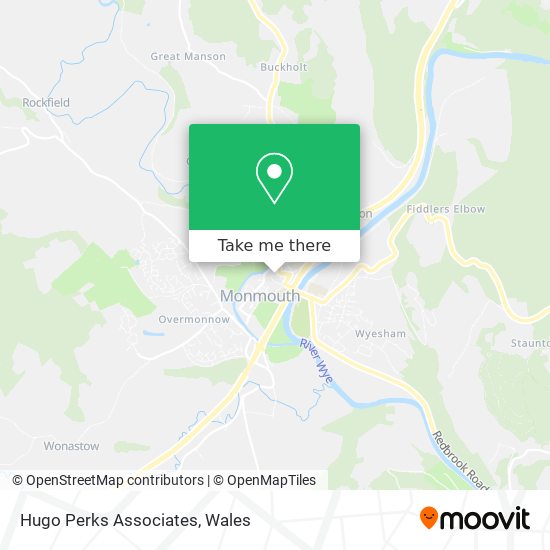 Hugo Perks Associates map