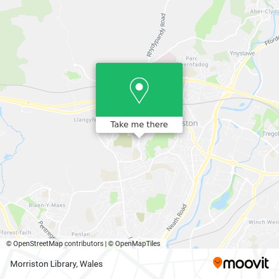 Morriston Library map