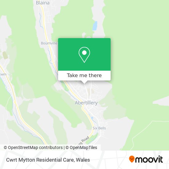 Cwrt Mytton Residential Care map