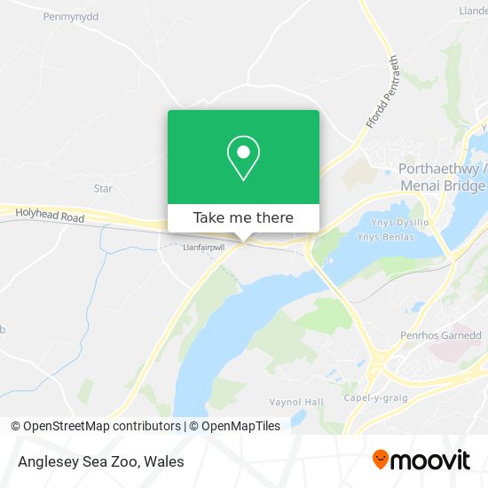 Anglesey Sea Zoo map