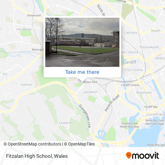 Fitzalan High School map