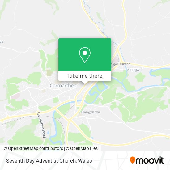Seventh Day Adventist Church map