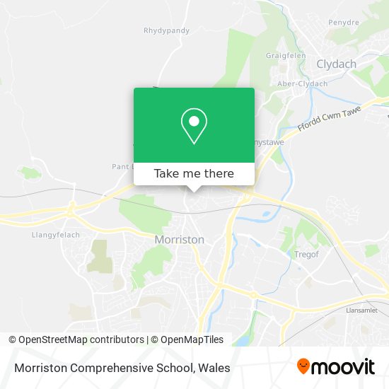 Morriston Comprehensive School map